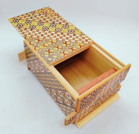 5 Sun 21 Step Yosegi Japanese Secret Puzzle Box