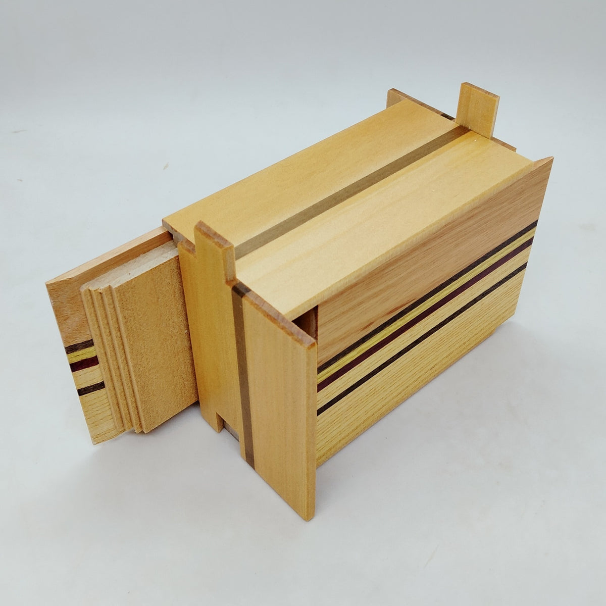 4.2 Sun 27 Step Natural Wood Japanese Puzzle Box