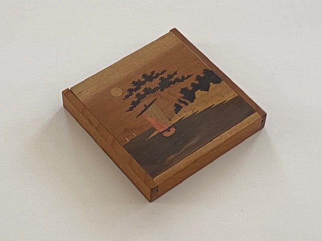 Vintage Sansui Zougan Japanese Sliding Numerical Puzzle