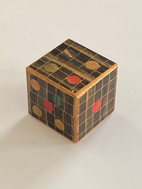 Vintage 2 Step DICE Japanese Puzzle Box