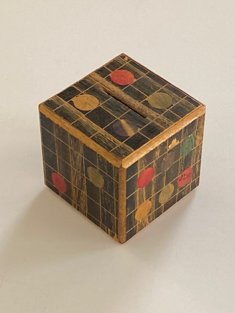 Vintage 2 Step DICE Japanese Puzzle Box
