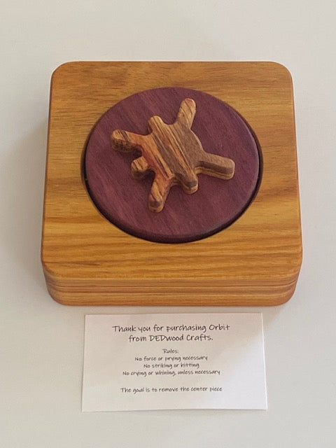Orbit Puzzle crafted by Dee Dixon of DEDwood Crafts