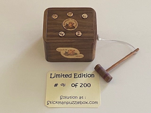 Smack-N Moles Puzzle Box #37 by Robert Yarger (Stickman Puzzles)