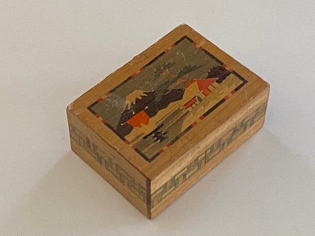 Vintage Spring Drawer Japanese Puzzle Box