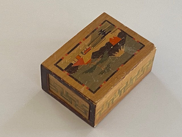 Vintage Spring Drawer Japanese Puzzle Box