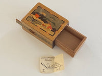 Vintage Spring Drawer  Japanese Puzzle Box