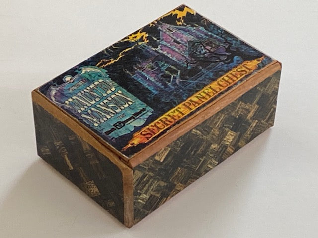 Vintage Disneyland Haunted Mansion Japanese Secret Panel Chest