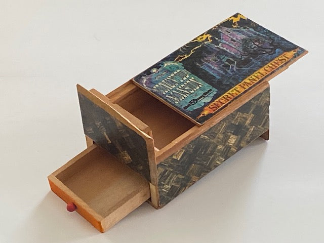 Vintage Disneyland Haunted Mansion Japanese Secret Panel Chest