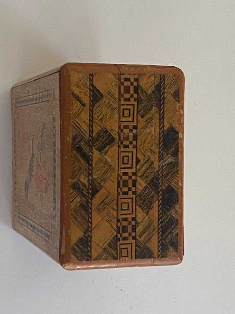 Vintage 5 Sun 21 Step Sansui Zougan Japanese Puzzle box