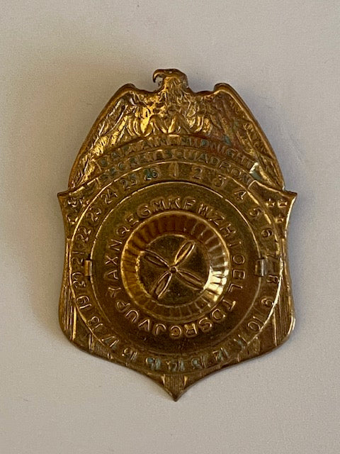 1941 Captain Midnight Code-O-Graph Decoder Badge
