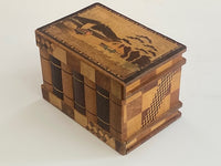 RARE Vintage LARGE Ruiji Japanese Puzzle Box - NO KEY