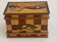 RARE Vintage LARGE Ruiji Japanese Puzzle Box - NO KEY