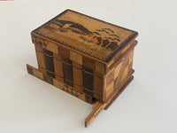 RARE Vintage LARGE Ruiji Japanese Puzzle Box - NO KEY