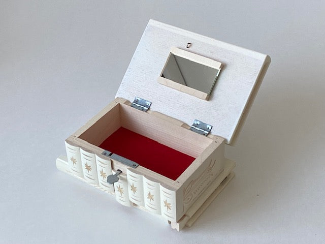 Romanian Secret Puzzle Box (White)