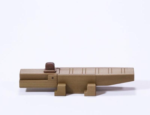 Gentleman Crocodile Japanese Puzzle Box by Yoh Kakuda