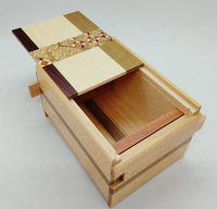 4.2 Sun 14 Step One Point Yosegi Japanese Puzzle Box