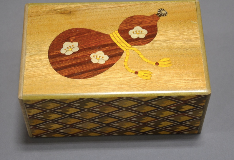 5 Sun 10 Step MKS Fuji & Birds Japanese Puzzle Box