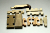 14 Piece Brachiosaurus Kumiki Japanese Puzzle