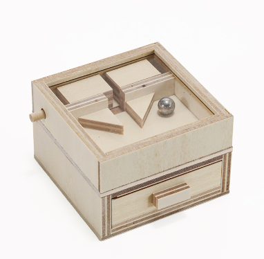 Karakuri Kolorin Japanese Puzzle Box (Self Assembly Kit)