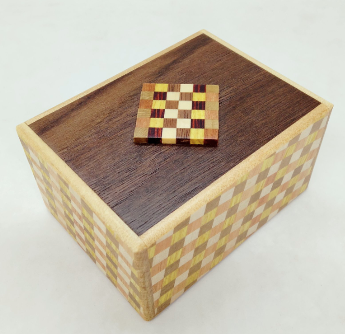 3 Sun 12 Step ONE POINT Ichimatsu / Ichimatsu Japanese Puzzle Box