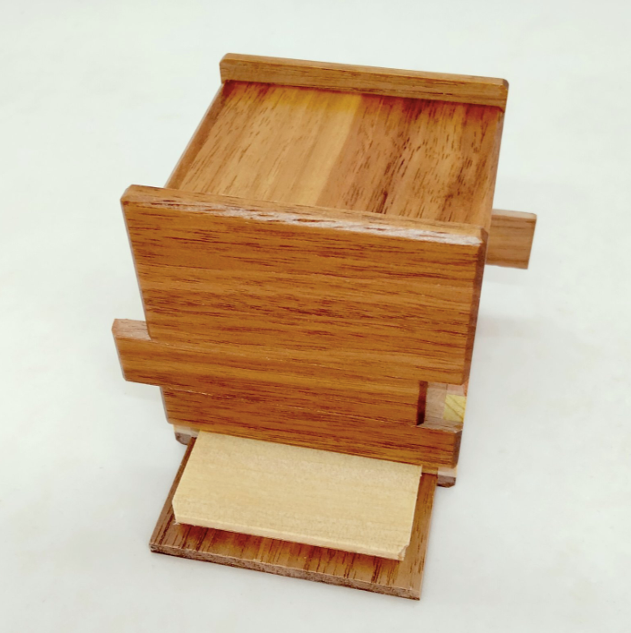 2 Sun 12 Step Natural Wood Cube Japanese Puzzle Box