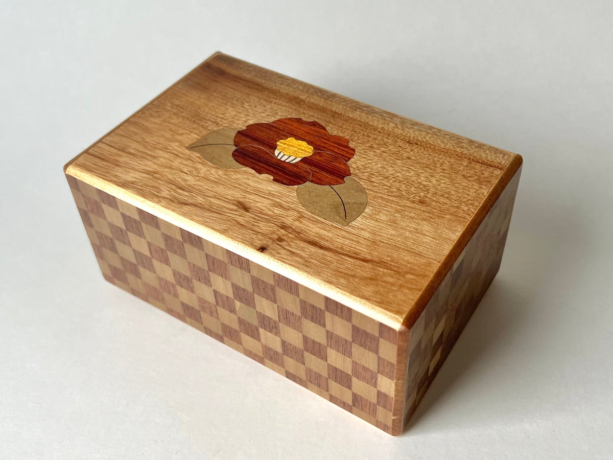 5 Sun 21 Step Aka Fuji Japanese Puzzle Box