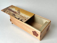 7 Step Long Sansui Zougan Japanese Puzzle Box