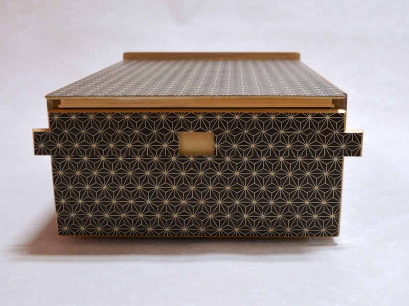 12 Sun 28 Step Kuroasa Japanese Puzzle Box by Mr. Yamanaka