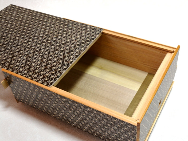 12 Sun 28 Step Kuroasa Japanese Puzzle Box by Mr. Yamanaka