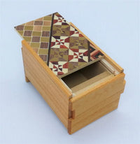 2.5 sun 5 Step Natural Wood / Yosegi Japanese Puzzle Box