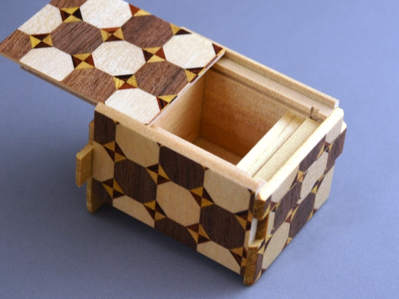 2 Sun 10 Step Kagome Japanese Secret Puzzle Box