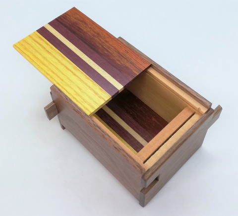 3 Sun 12 Step Natural Wood Japanese Puzzle Box (Limited Edition)
