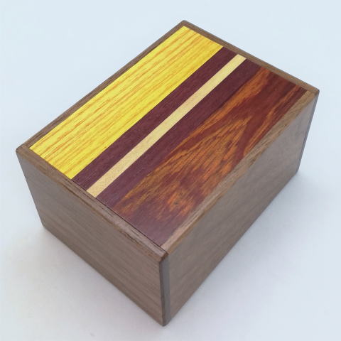 3 Sun 12 Step Natural Wood Japanese Puzzle Box (Limited Edition)
