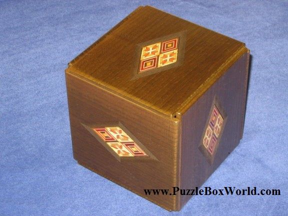 324 Step Yosegi Zougan Super Cubi Japanese Puzzle Box