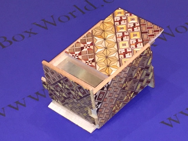 3 Sun 18 Step Yosegi Japanese Puzzle Box