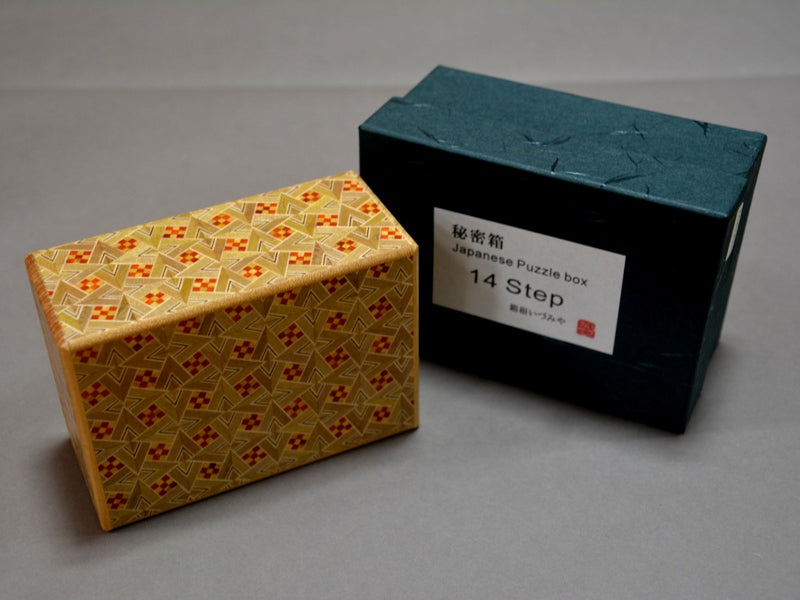 4 Sun 14 Step Kirichigae Japanese Puzzle Box