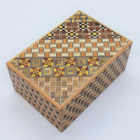 4 Sun 18 Step Yosegi/Kuzushi Japanese Puzzle Box