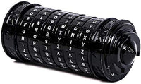 Cryptex Puzzle (Da Vinci Code) -BLACK COLOR-!