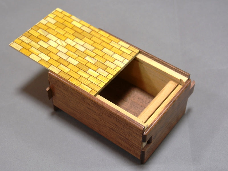 4 Sun 11 Step Bricked Japanese Puzzle Box