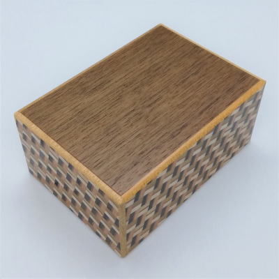 4 Sun 12 Step Walnut Kuzushi Japanese Puzzle Box