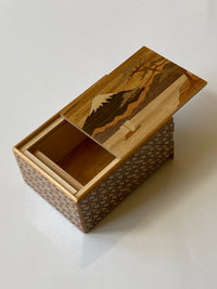 4 Sun 7 Step Sansui Zougan Japanese Puzzle Box