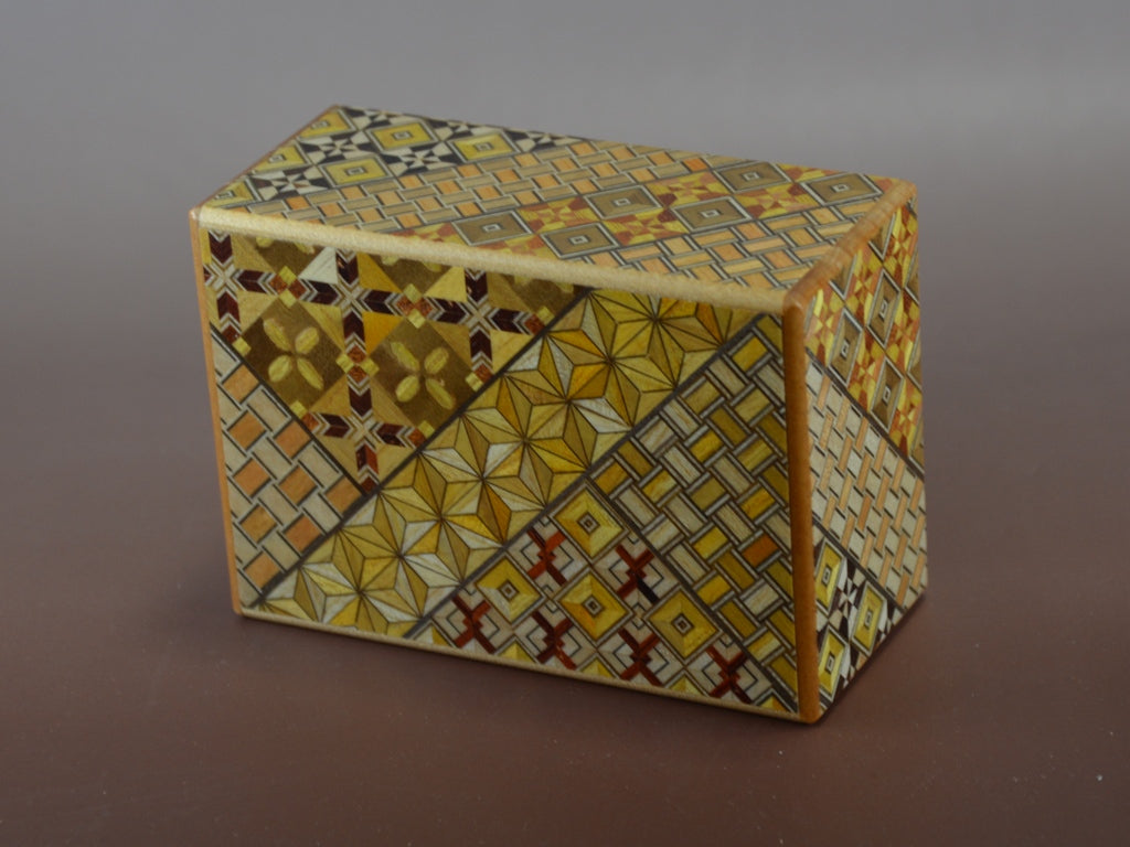 4 Sun 12 Step Yosegi Japanese Puzzle Box