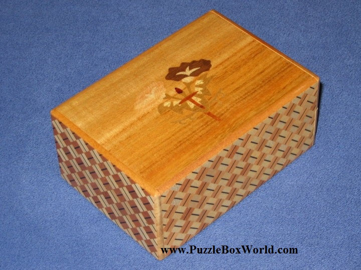 4 Sun 7 Step Maiko-Girl Zougan Geisha Japanese Puzzle Box 2
