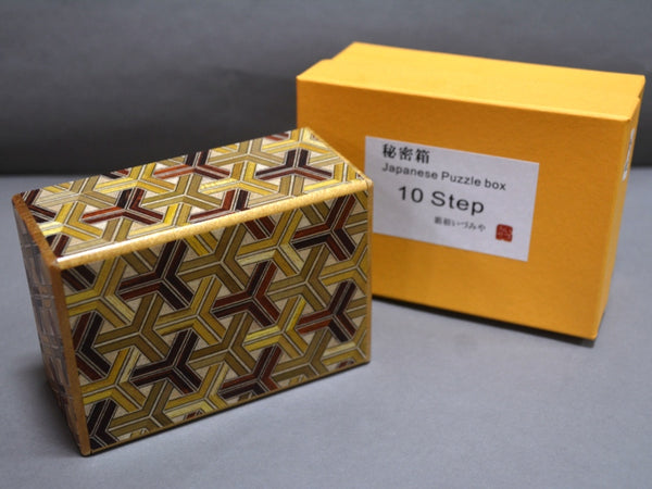 4 Sun 10 Step 3C Kikkou  Japanese Puzzle Box
