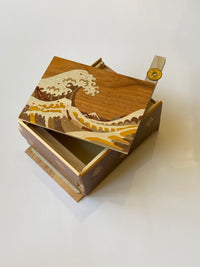 5.5 Sun 21 + 1 Step Namiura Japanese Puzzle Box by Yamanaka