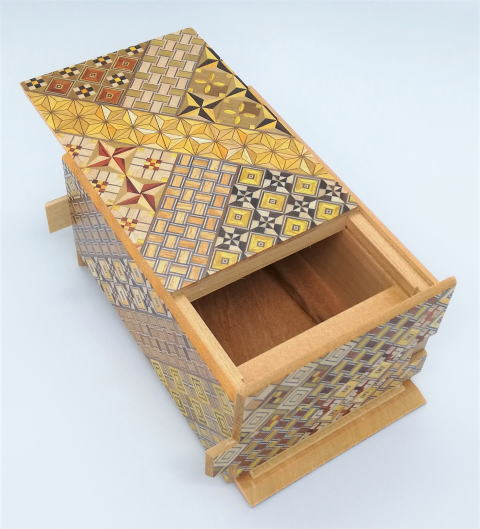 5 Sun 27 Step Yosegi Japanese Puzzle Box