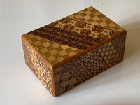 Vintage 5 Sun 10 Step Yosegi Musical Hidden Drawer Japanese Puzzle Box
