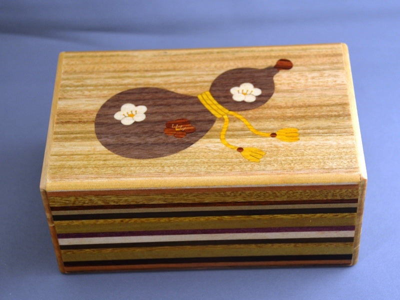 5 Sun 12 + 1 Step Bird Fuji Japanese Secret Puzzle Box