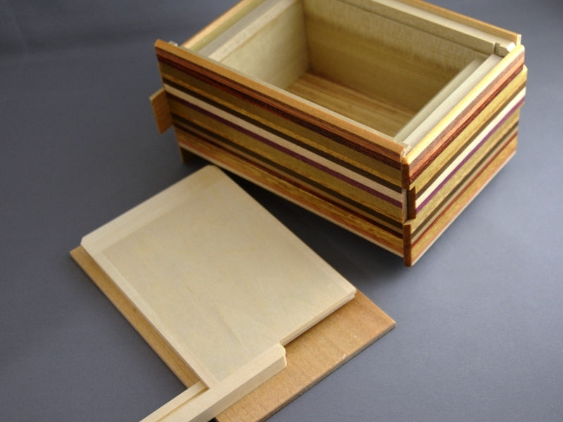 5 Sun 12 + 1 Step Bird Fuji Japanese Secret Puzzle Box