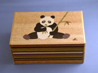 5 Sun 12 + 1 Step Panda Japanese Secret Puzzle Box